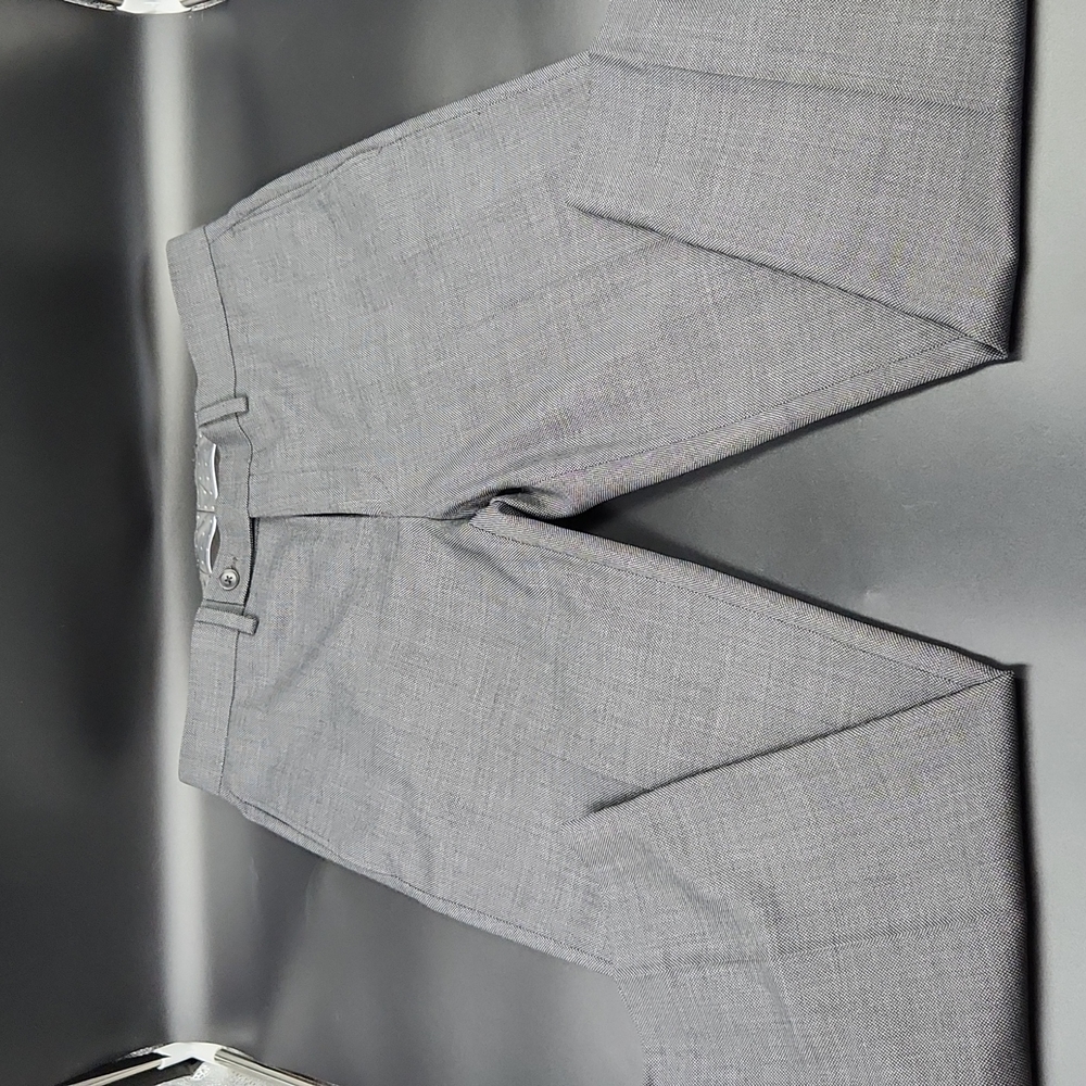 Collection by Michael Strahan Men Dress Pants Wrinkle Resistant Black Gray 34x28